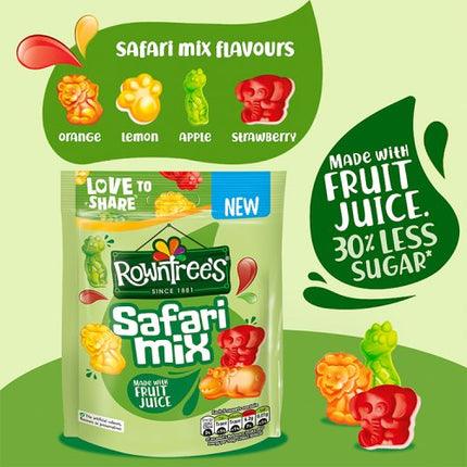 Rowntrees Safari Mix Pouch 115g