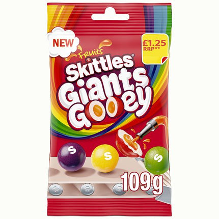Skittles Giants Gooey Pouch 109g £1.25