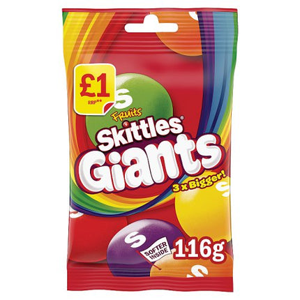 Skittles Giant Fruit Treat Bag 116g £1