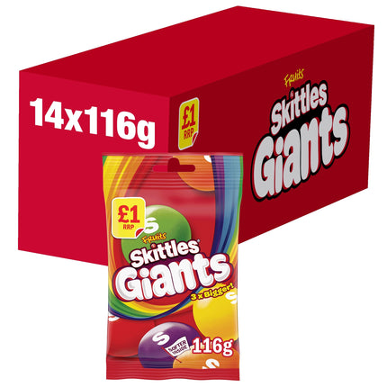 Skittles Giant Fruit Treat Bag 116g