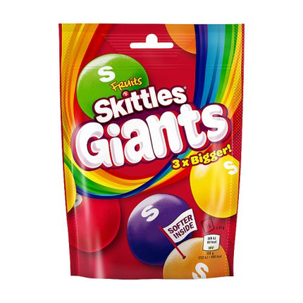 Skittles Fruits Giants Pouch Bag 132g
