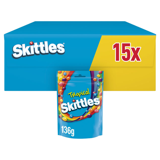 Skittles Tropical Pouch Bag 136g