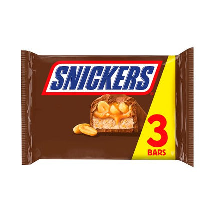 Snickers Chocolate Bars Multipack 3 x 50g