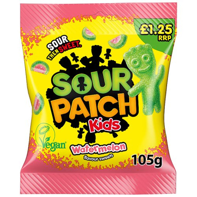 Sour Patch Kids Watermelon 105g PMP £1.25