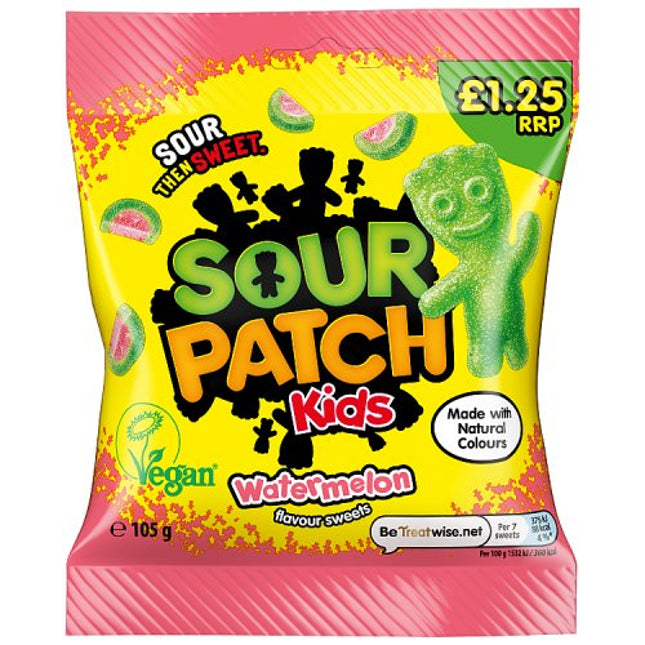 Sour Patch Kids Watermelon 105g PMP £1.25