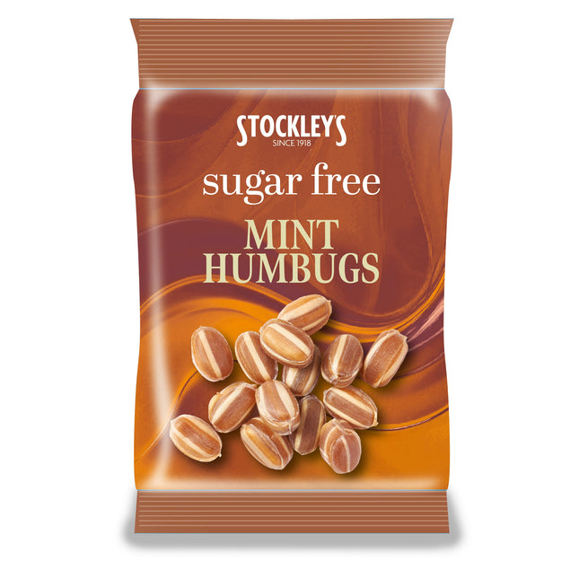 Stockleys Sugar Free Mint Humbugs 70g