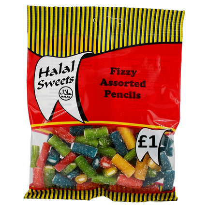 Halal Assorted Pencils 140g