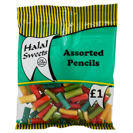 Halal Assorted Pencils 140g
