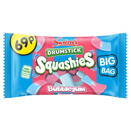 SWIZZELS Drumstick Squashies Bubblegum 60g