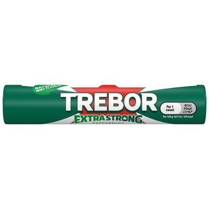 Trebor Extra Strong Peppermint Mints Roll 41.3g