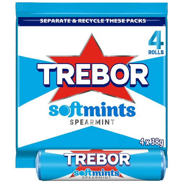 Trebor Softmints Spearmint 4 Rolls alternate view 2