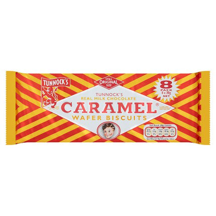 Tunnocks Caramel Wafers 8x30g