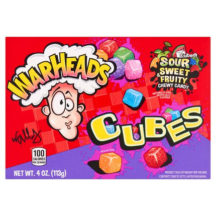 Warheads Chewy Cubes Theatre Box 113g