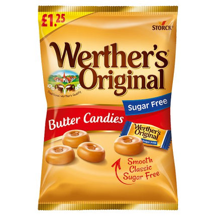 Werthers Original Sugar Free Butter Candies Bag 110g