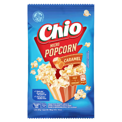 Chio Microwave Caramel Popcorn 90g