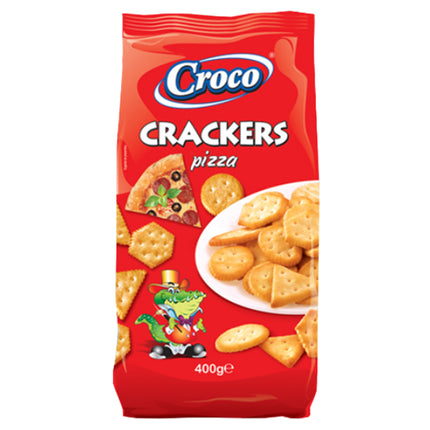 Croco Pizza Flavoured Crackers 400g