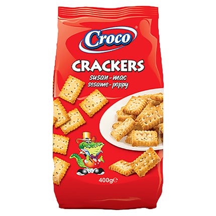 Croco Crackers with Poppy & Sesame Seeds 400g