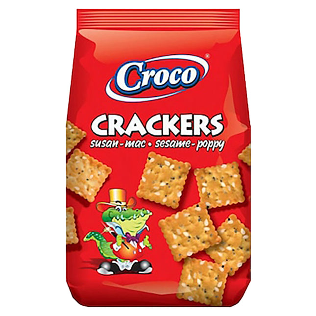 Croco Poppy & Sesame Seed Crackers 100g