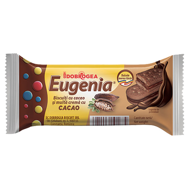 Dobrogea Eugenia Cocoa Sandwich Biscuit with Chocolate Cream Filling36g