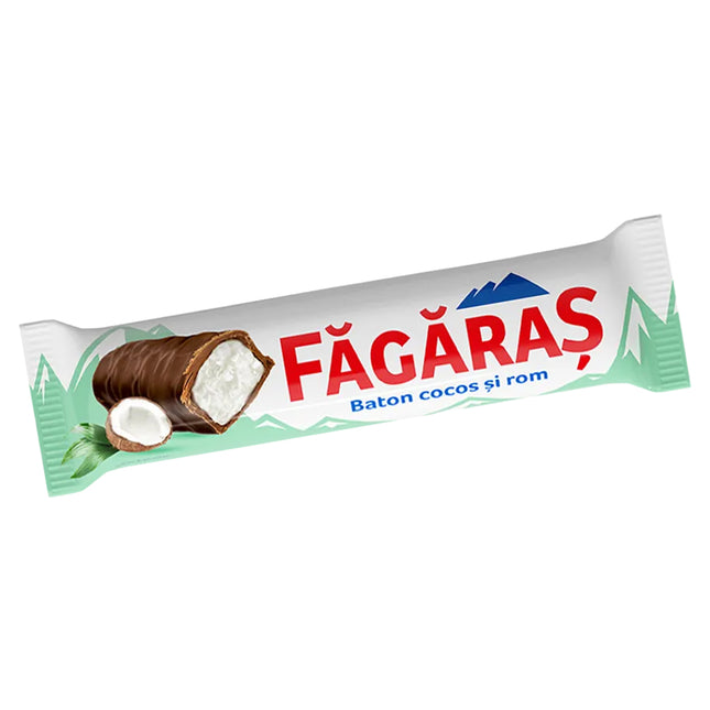 Fagaras Rum & Coconut Filled Chocolate Bar 40g