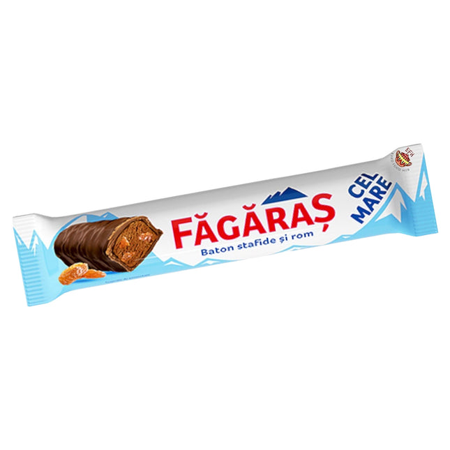 Fagaras Rum & Raisin Cream Filled Chocolate Bar 30g