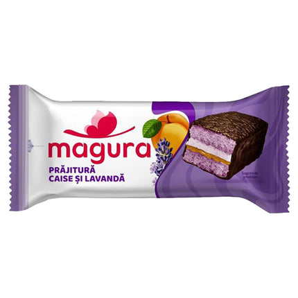 Magura Chocolate Covered Apricot & Lavendar Cake Bar 35g