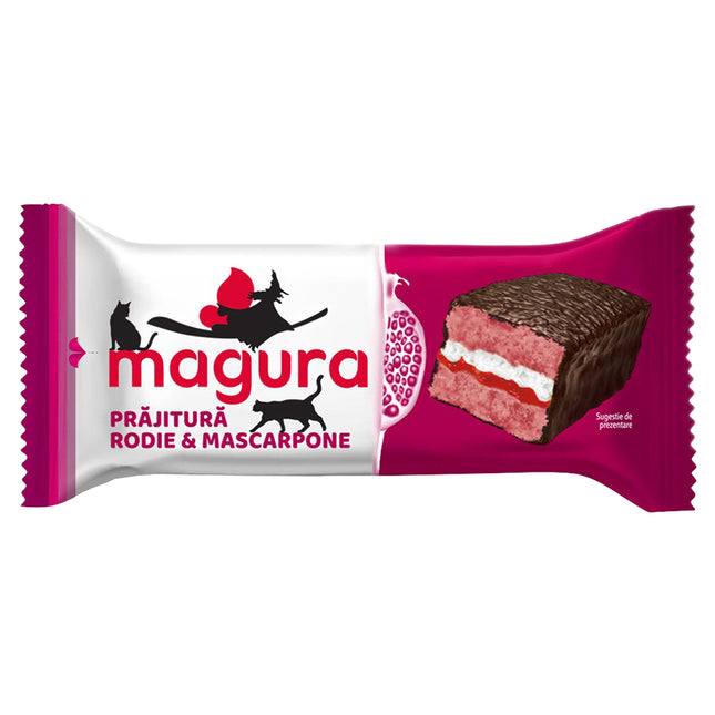 Magura Chocolate Covered Pomegranate & Mascarpone Cream FIlled Cake Bar 35g
