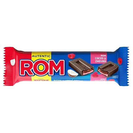 ROM Coconut & Raspberry Chocolate Bar 44.5g