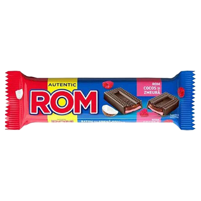 ROM Coconut & Raspberry Chocolate Bar 44.5g