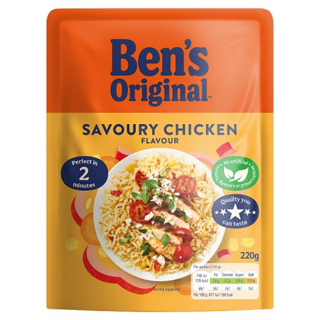 Ben's Original Ready to Heat Savoury Chicken Rice 220g