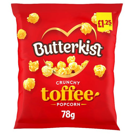 Butterkist Crunchy Toffee Popcorn 78g £1.25