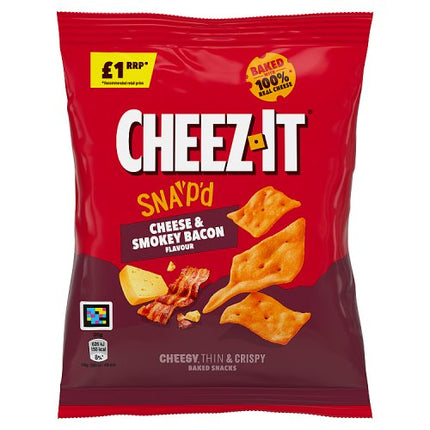 Cheez-It Snap'd Cheese & Bacon 65g £1