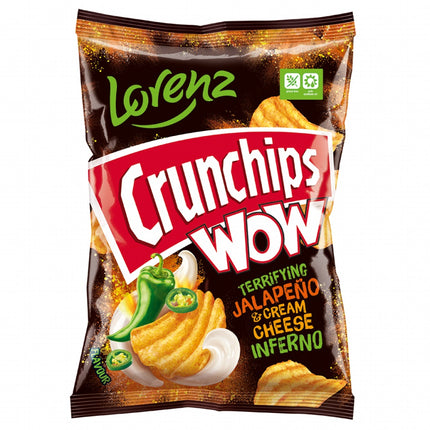 Crunchips WOW Terrifying Jalapeno & Cream Cheese Inferno 80g