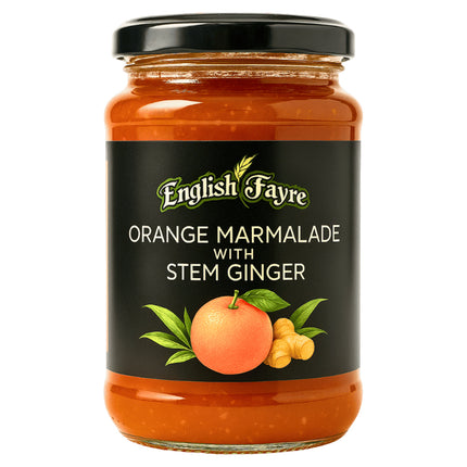 English Fayre Orange Marmalade Stem Ginger  340g