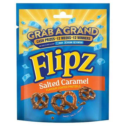 Flipz Salted Caramel Pretzels 90g