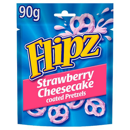 Flipz Strawberry Pretzels 90g