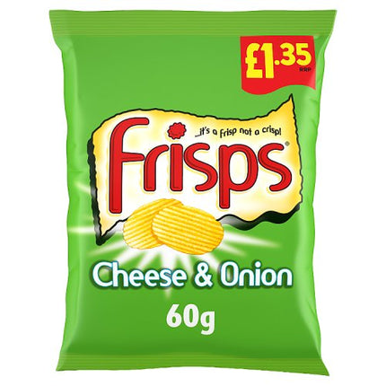 Frisps Cheese & Onion Crisps 60g £1.35