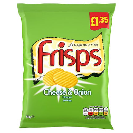 Frisps Cheese & Onion Crisps 60g £1.35