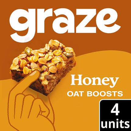 graze Honey Oat Bite 4pk 120g