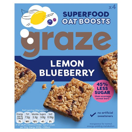 graze Lemon Blueberry Superfood Bite 4pk 1