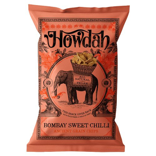 Howdah Bombay Sweet Chilli Crisps 117g