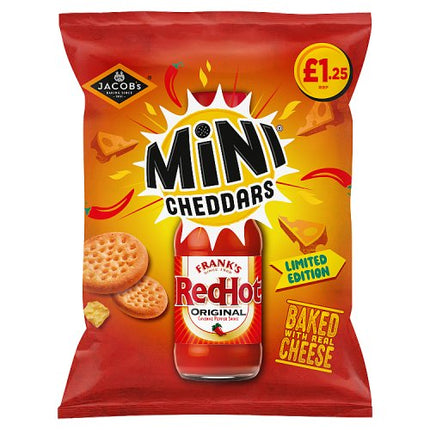 Jacobs Mini Cheddars Redhot Original 90g
