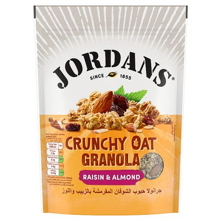 Jordan's Raisin & Almond Crunchy Oat Granola 370g