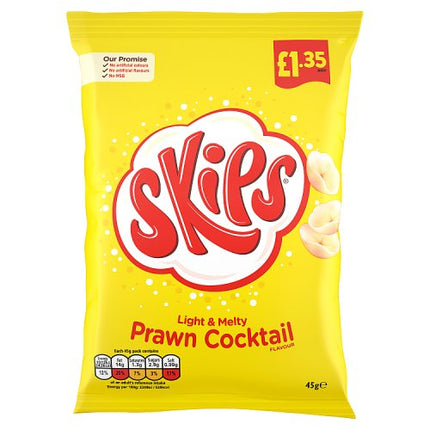 Skips Prawn Cocktail Crisps 45g £1.35