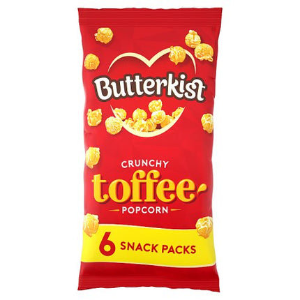 Butterkist Toffee Popcorn 6x20g