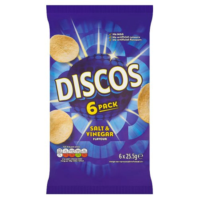 Discos Salt & Vinegar 6x25.5g