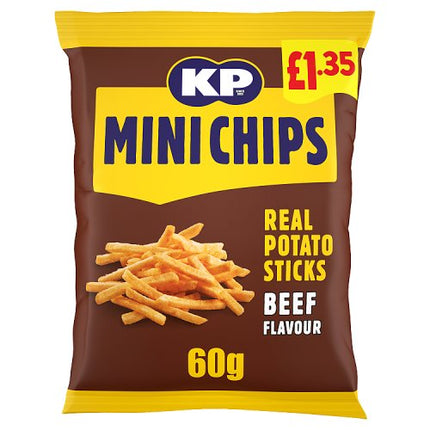 KP Minichips BBQ Beef Crisps 60g £1.35