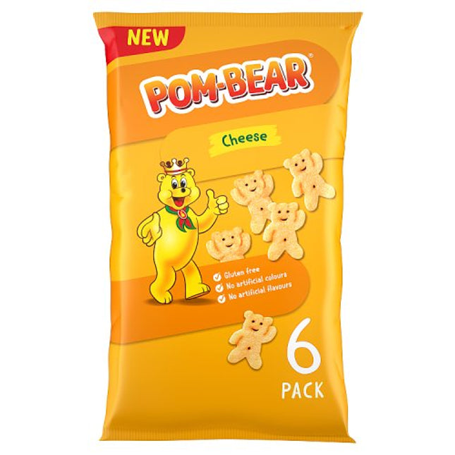 Pom Bear Cheese 6pk 6x13g
