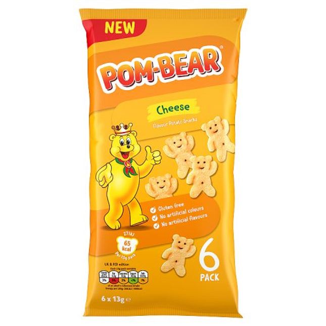 Pom Bear Cheese 6pk 6x13g