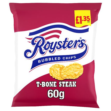 Roysters T-Bone Steak Crisps 60g £1.35